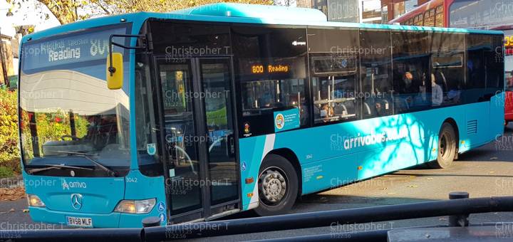 Image of Arriva Beds and Bucks vehicle 3042. Taken by Christopher T at 11.22.56 on 2021.11.25